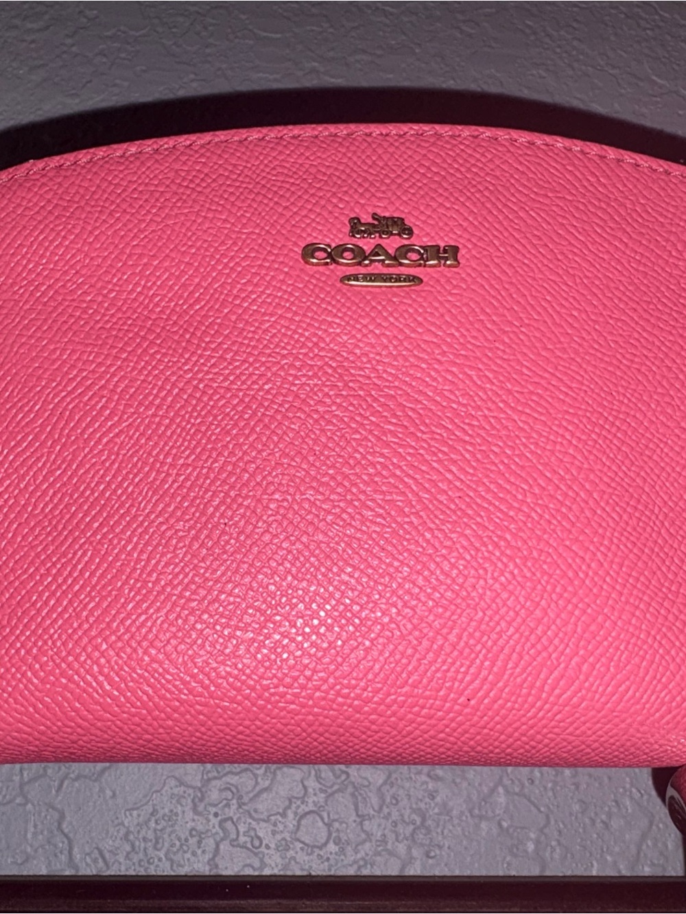 COACH Pink Leather Crossbody Bag